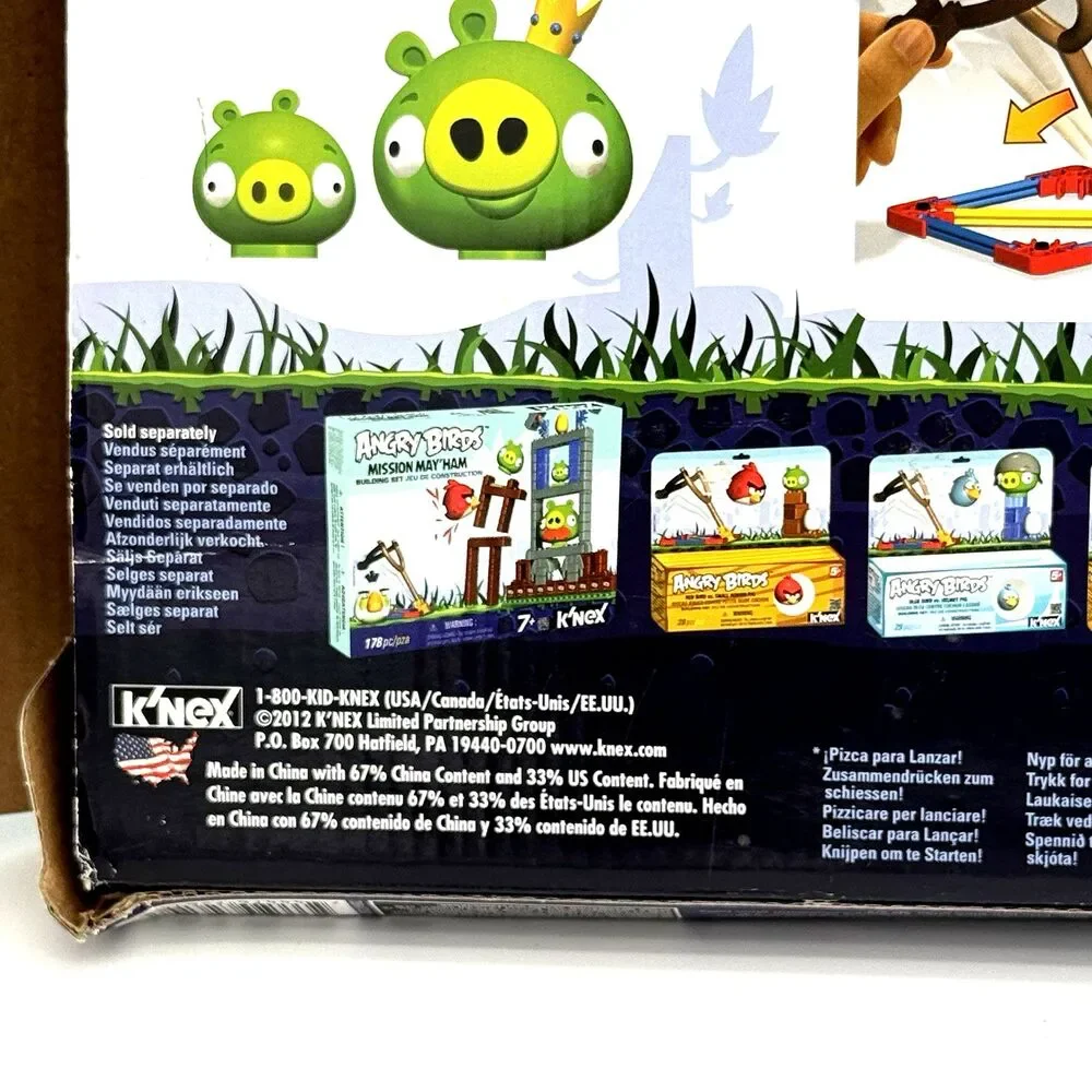 K’NEX Angry Birds Hammin' Around NEW Read